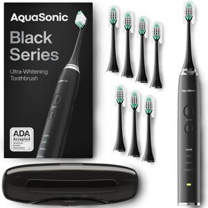 NWT Aquasonic Black Series Electric Toothbrush